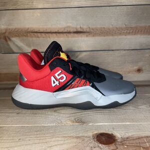 NEW Adidas DON Issue 1 'Black History Month' Shoes Gray Red Cavs EF9911 Mens 7